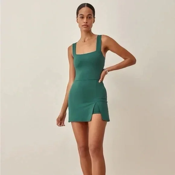 Reformation | Dresses | Nwt Reformation Daria Ecomove Active Dress Pine  Green Size S | Poshmark